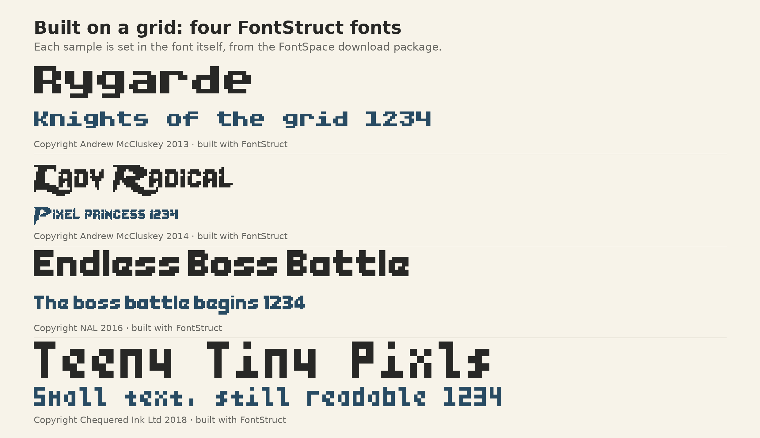 Chequered Ink: the two-person studio behind 1,190 fonts, font.io
